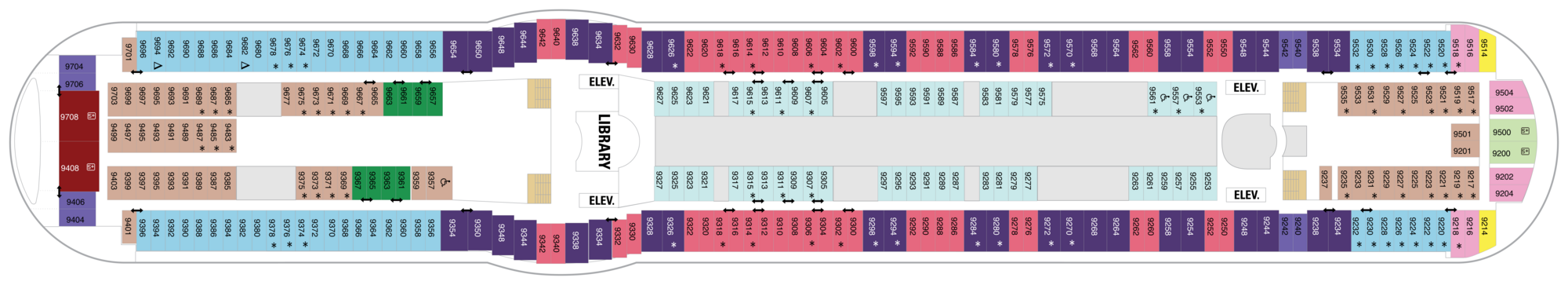 Deck 9 plan